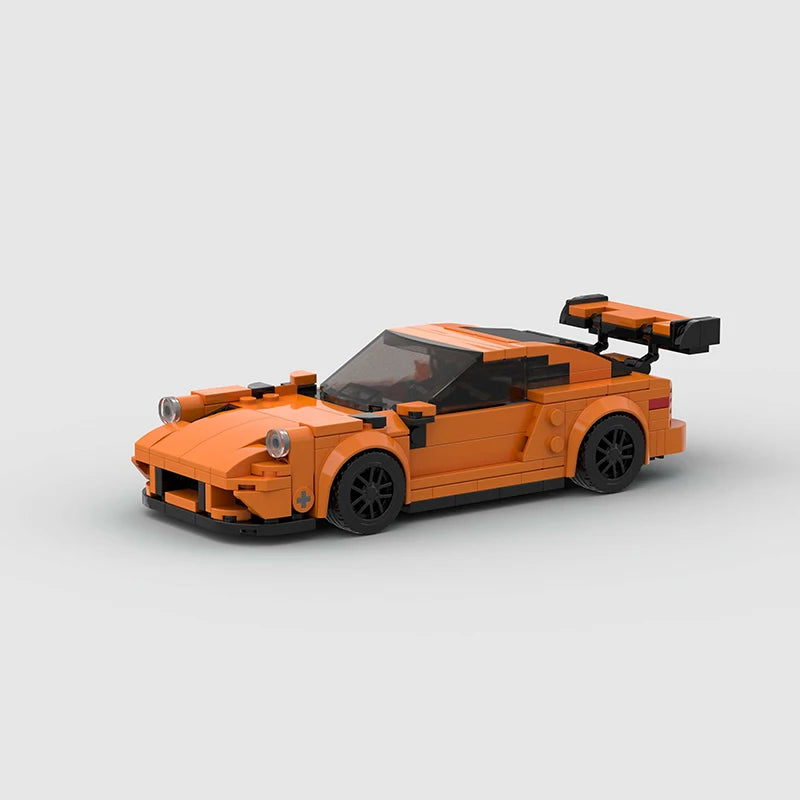 voiture de course allemande gt3 orange