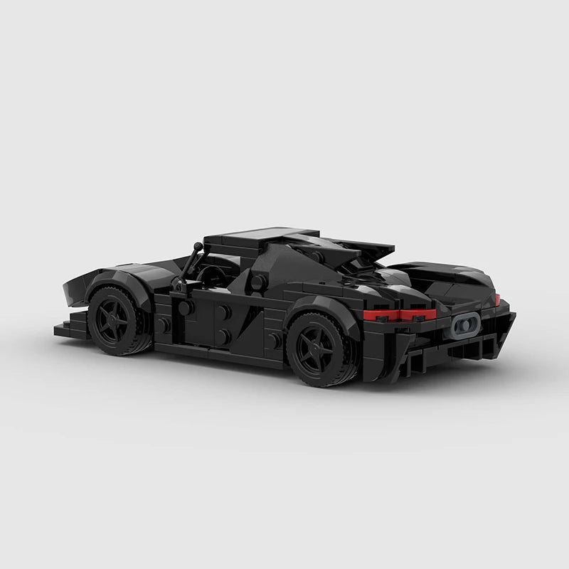 Voiture Hypersport Suedoise Noire