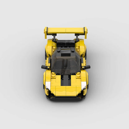 Voiture Hypercar Anglaise Jaune